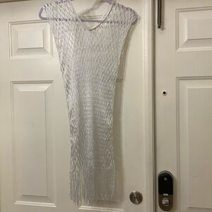 Crochet Swim Cover Up Beach Dress